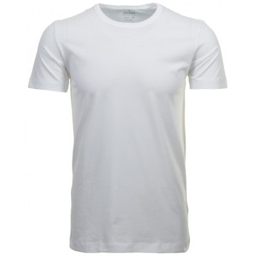 RAGMAN Herren T-Shirt Kurzarm Rundhals Body Fit 100% Baumwolle Weiß Doppelpack Modell 48000