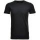 RAGMAN HerrenT-Shirt Doppelpack Rundhals Body-Fit Jersey Schwarz