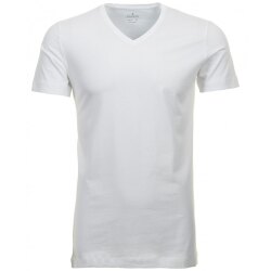RAGMAN Herren T-Shirt Doppelpack V-Neck Body-Fit Jersey...