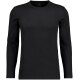 RAGMAN Herren Shirt Langarm Rundhals Single-Jersey Schwarz