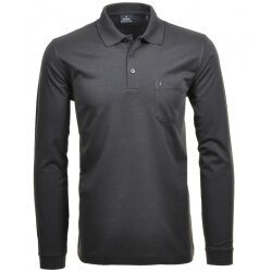 RAGMAN Herren Poloshirt Langarm Polokragen Baumwollmix...