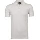 RAGMAN Herren Poloshirt Kurzarm Polokragen Regular Piqué Weiß