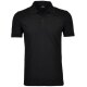RAGMAN Herren Poloshirt Kurzarm Polokragen Regular Piqué Schwarz