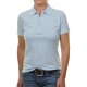 RAGWOMAN Damen Poloshirt Kurzarm Baumwollmix Piqué Hellblau
