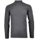 RAGMAN Herren Shirt Langarm Stehkragen Regular Single-Jersey Anthrazit L