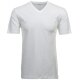 RAGMAN Herren T-Shirt Doppelpack Kurzarm V-Neck Regular Weiß L