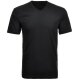 RAGMAN Herren T-Shirt Doppelpack Kurzarm V-Neck Regular Schwarz L
