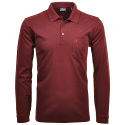 RAGMAN Herren Poloshirt Langarm Polokragen Regular...