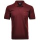RAGMAN Herren Poloshirt Kurzarm Polokragen Regular Baumwollmix Rot L