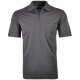 RAGMAN Herren Poloshirt Kurzarm Polokragen Zipper Regular Anthrazit M