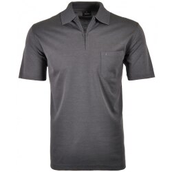 RAGMAN Herren Poloshirt Kurzarm Polokragen Zipper Regular...