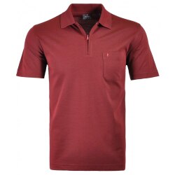 RAGMAN Herren Poloshirt Kurzarm Polokragen Zipper Regular...