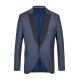 Wilvorst AFTER-SIX Herren Smokingsakko Spitzfacon Drop8 Mitternachtsblau