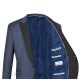 Wilvorst AFTER-SIX Herren Smokingsakko Spitzfacon Drop8 Mitternachtsblau