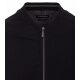 CASAMODA Herren Strickjacke Zipper Regular Baumwolle Schwarz