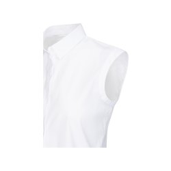 Seidensticker CITY-BLUSE Damen Bluse Ärmellos Kent Slim-Fit Weiß