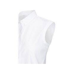 Seidensticker CITY-BLUSE Damen Bluse Ärmellos Kent Slim-Fit Weiß 34