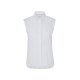 Seidensticker CITY-BLUSE Damen Bluse Ärmellos Kent Slim-Fit Weiß 34