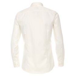 VENTI Herren Businesshemd Langarm Kent Modern-Fit Creme