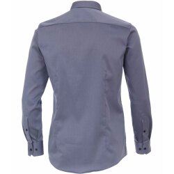 VENTI Herren Businesshemd Langarm Kent Modern-Fit Blau