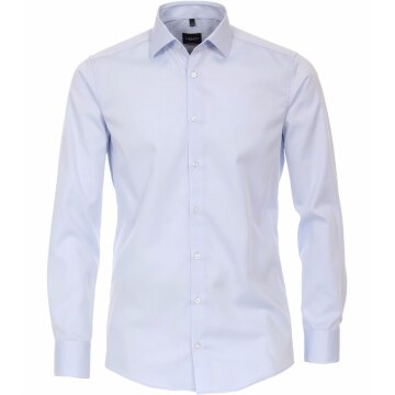 VENTI Herren Businesshemd Langarm Kent Modern-Fit Hellblau