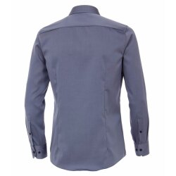 VENTI Herren Businesshemd 72er Langarm Kent Modern-Fit Blau