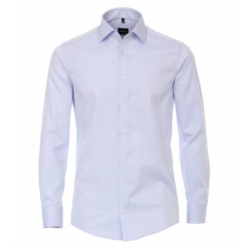 VENTI Herren Businesshemd 72er Langarm Kent Modern-Fit Hellblau
