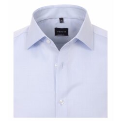 VENTI Herren Businesshemd 72er Langarm Kent Modern-Fit Hellblau