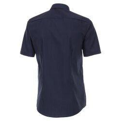 VENTI Herren Businesshemd Kurzarm Kent Modern-Fit Marine