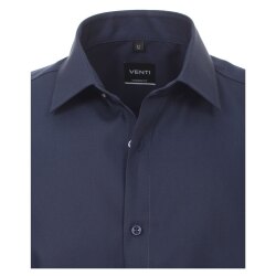 VENTI Herren Businesshemd Kurzarm Kent Modern-Fit Marine