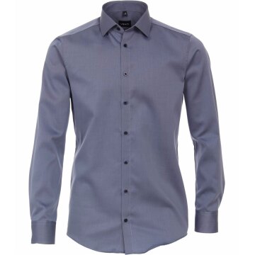 VENTI Herren Businesshemd Langarm Kent Modern-Fit Blau 38