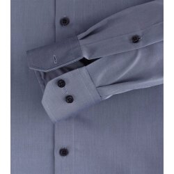 VENTI Herren Businesshemd Langarm Kent Modern-Fit Blau 38