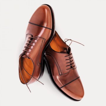 Prime Shoes CHICAGO Herren Schnürschuh Calf French Cognac