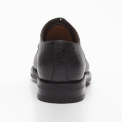 Prime Shoes Graz Schwarz Scotchgrain Black Rahmengenäht edler klassischer Schnürschuh feinstes Kalbsleder