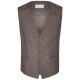 Wilvorst AFTER-SIX Herren Weste V-Neck Drop8 Braun gemustert
