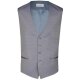 Wilvorst AFTER-SIX Herren Weste V-Neck Drop8 Blau gemustert
