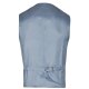 Wilvorst AFTER-SIX Herren Weste V-Neck Drop8 Blau gemustert