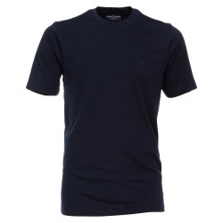 Größe 5XL Casamoda T-Shirt Dunkelblau Kurzarm Normal Geschnitten Rundhals Ausschnitt 100% Baumwolle