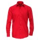 Größe 39 Casamoda Hemd Rot Uni Langarm Comfort Fit Normal Geschnitten Kentkragen 100% Baumwolle Bügelfrei