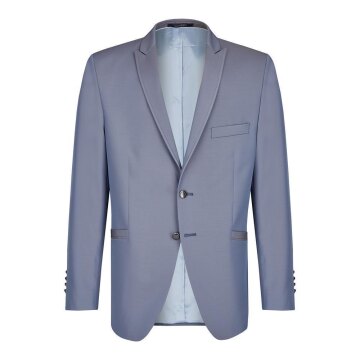 Wilvorst AFTER-SIX Herren Sakko Spitzfacon Modern-Fit Mittelblau