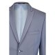 Wilvorst AFTER-SIX Herren Sakko Spitzfacon Modern-Fit Mittelblau