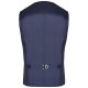 Wilvorst AFTER-SIX Herren Weste V-Neck Drop8 Blau gemustert 50