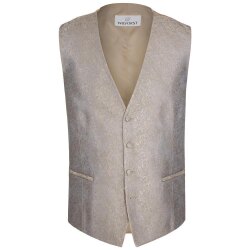 Wilvorst AFTER-SIX Herren Weste V-Neck Modern-Fit Braun...