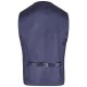 Wilvorst TZIACCO Herren Weste Royal V-Neck Webmuster Mitternachtsblau 106