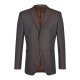 Wilvorst AFTER-SIX Herren Sakko Spitzfacon Modern-Fit Dunkelbraun