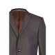 Wilvorst AFTER-SIX Herren Sakko Spitzfacon Modern-Fit Dunkelbraun