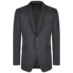 Wilvorst AFTER-SIX Herren Sakko Revers Modern-Fit Schwarz