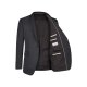 Wilvorst AFTER-SIX Herren Sakko Revers Modern-Fit Schwarz