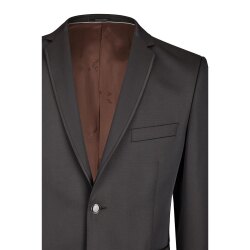 Wilvorst AFTER-SIX Herren Sakko Revers Modern-Fit Dunkelbraun