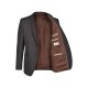 Wilvorst AFTER-SIX Herren Sakko Revers Modern-Fit Dunkelbraun